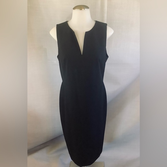 Ann Taylor Dresses & Skirts - Size 4 Ann Taylor Sheath sleeveless V neck black dress shirt LBD